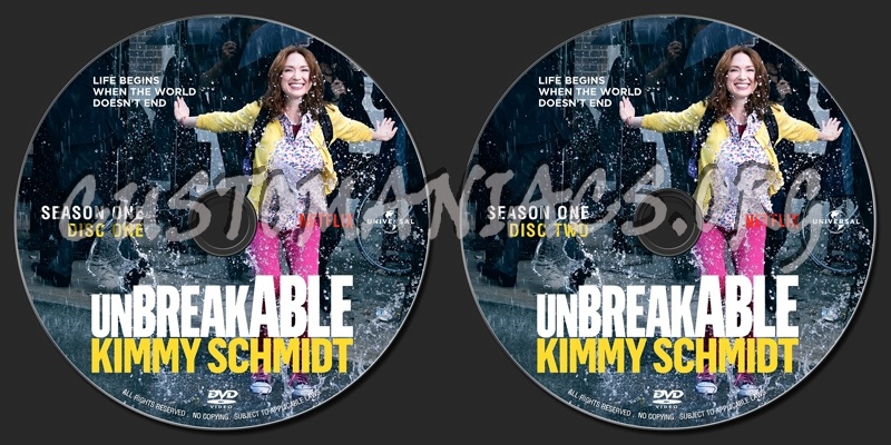 Unbreakable Kimmy Schmidt Season One Dvd Label Dvd Covers Labels By Customaniacs Id Free Download Highres Dvd Label