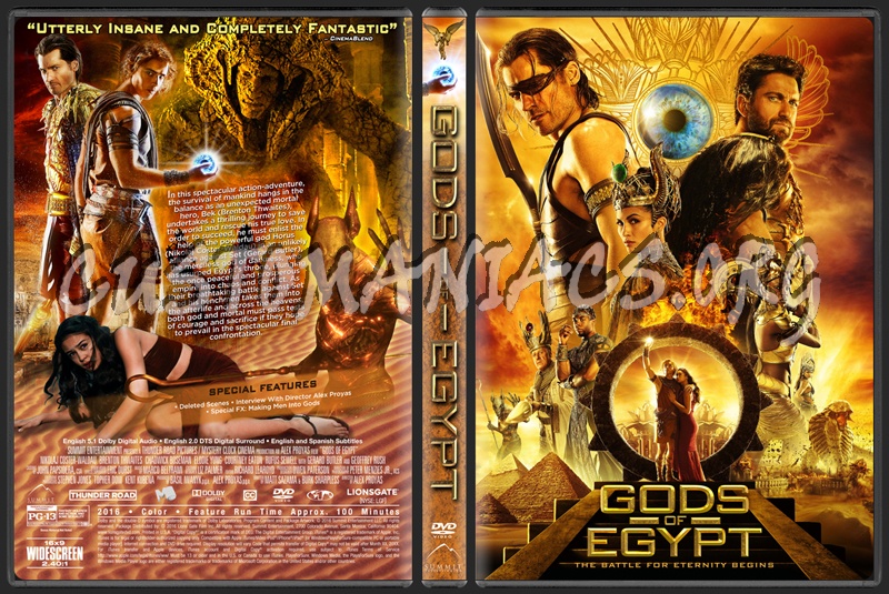 Gods Of Egypt dvd cover