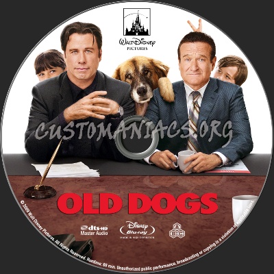 Old Dogs blu-ray label