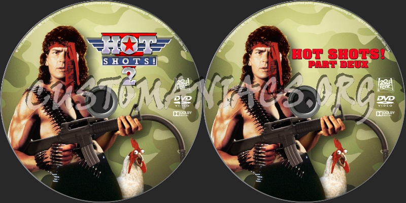 Hot Shots! Part Deux dvd label