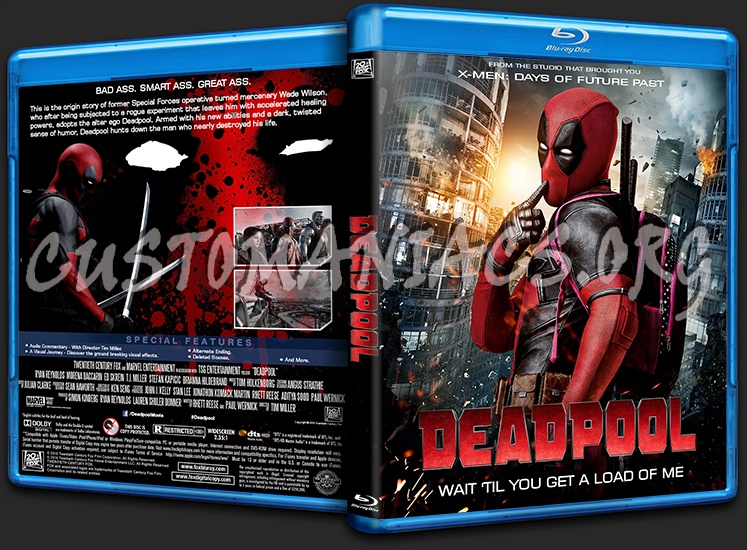 Deadpool blu-ray cover