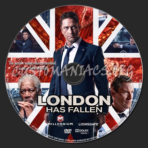 London Has Fallen dvd label