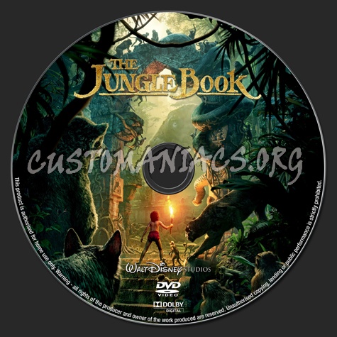 The Jungle Book dvd label