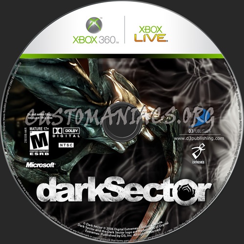 Dark Sector dvd label