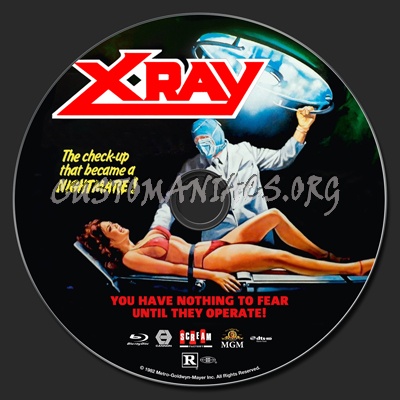 X-Ray (aka Hospital Massacre) blu-ray label