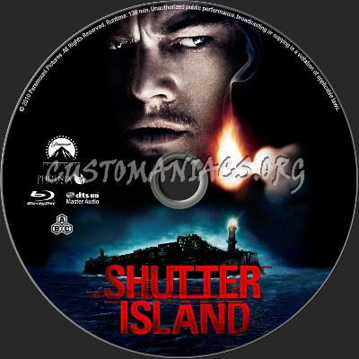 Shutter Island blu-ray label