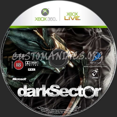 Dark Sector dvd label