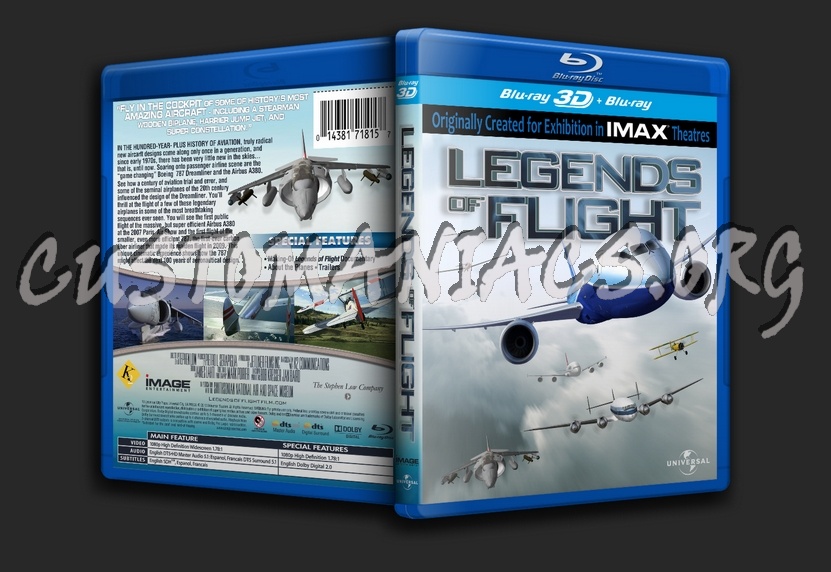 Legends of Flight blu-ray cover