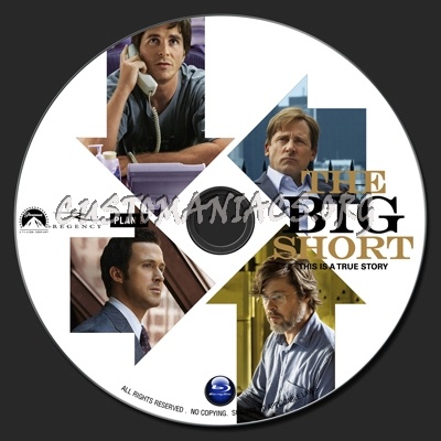 The Big Short (2015) blu-ray label