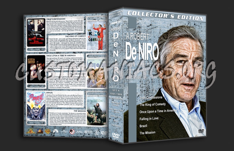 Robert DeNiro Film Collection - Set 4 (1981-1986) dvd cover