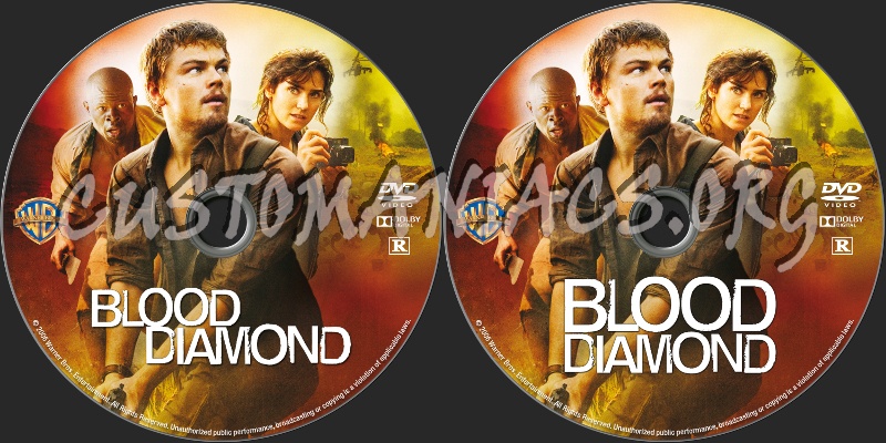 Blood Diamond dvd label