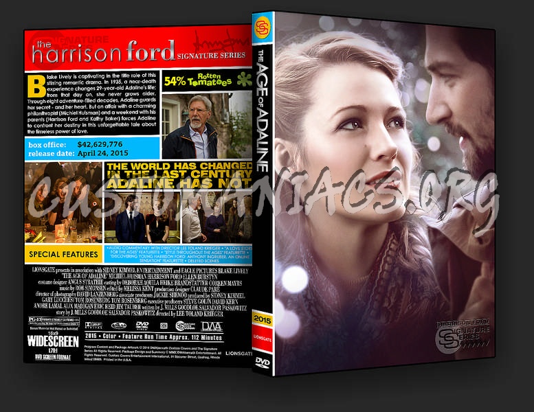 The Age of Adaline dvd cover