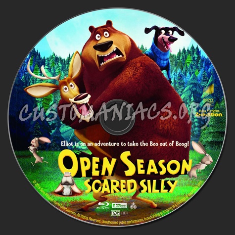 Open Season: Scared Silly blu-ray label