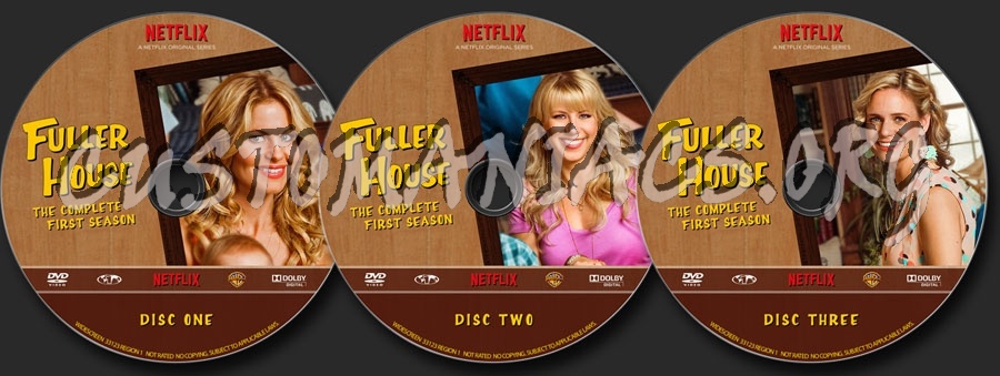 Fuller House - The Complete First Season dvd label - DVD ...