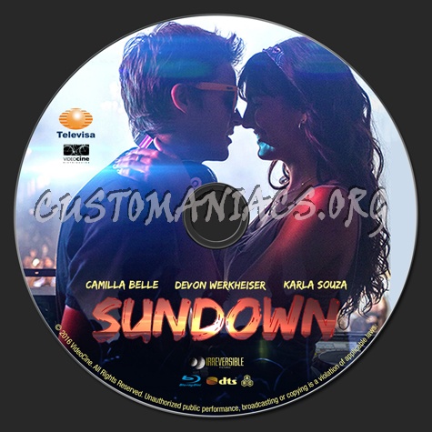 Sundown blu-ray label