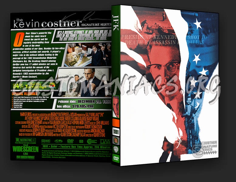 Jfk dvd cover