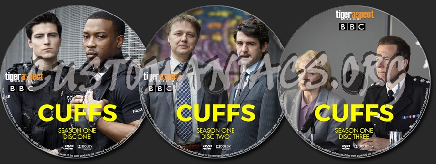 Cuffs Season One dvd label