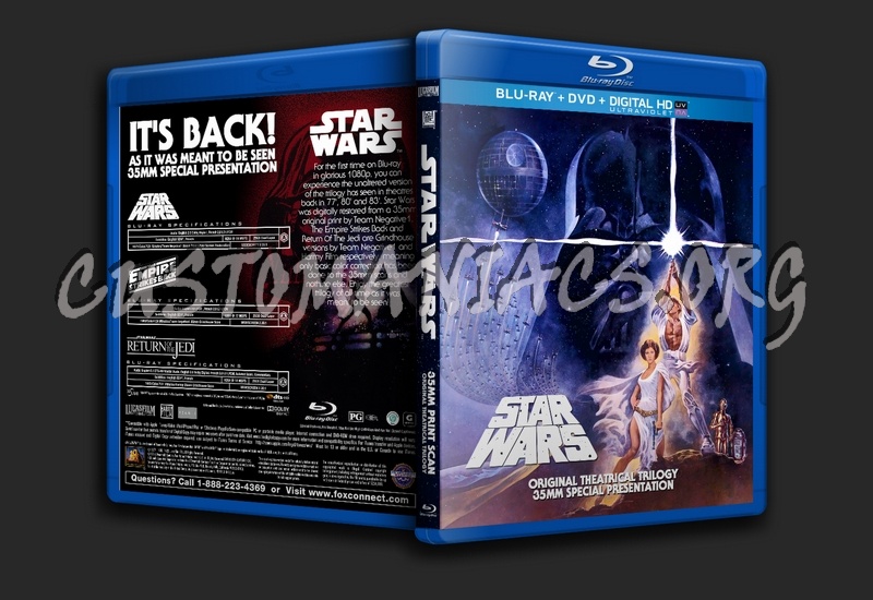 Star Wars 35mm Original Trilogy blu-ray cover