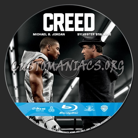 Creed blu-ray label