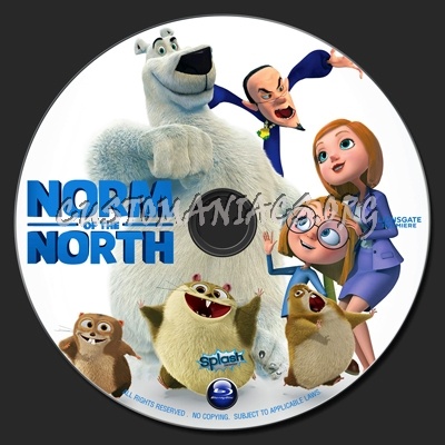 Norm Of The North (2016) blu-ray label