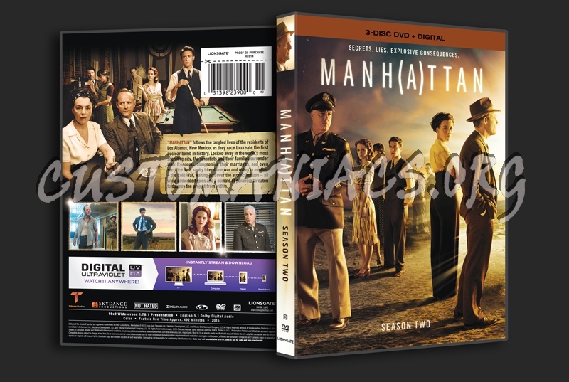 Manhattan Season 2 dvd cover