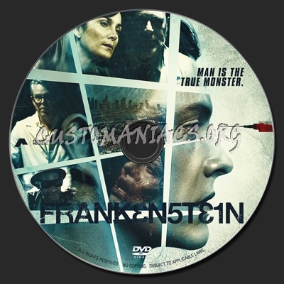 Frankenstein (2015) dvd label