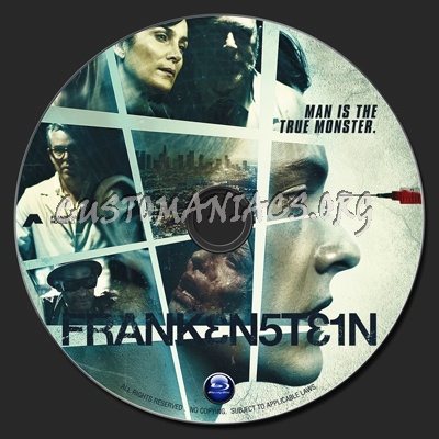 Frankenstein (2015) blu-ray label