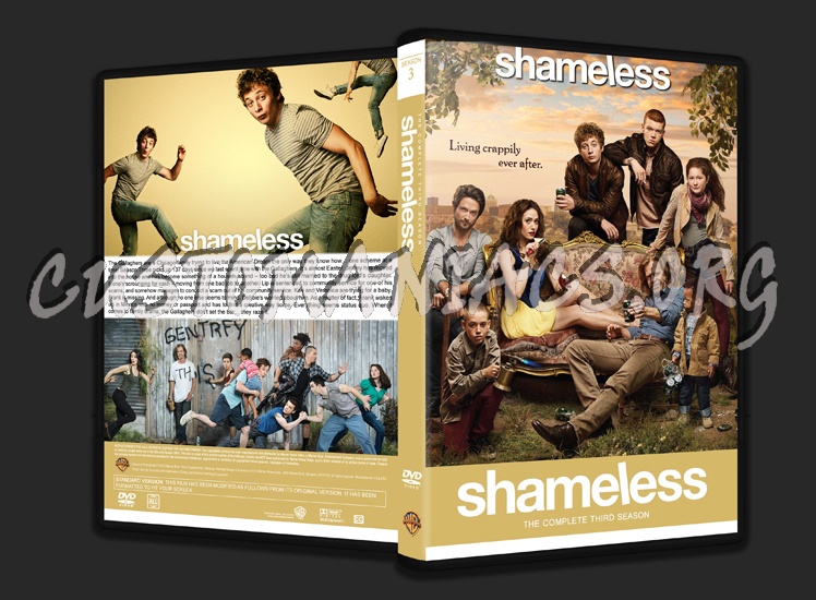 Shameless (US) Season 3 dvd cover