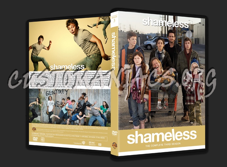 Shameless (US) Season 3 dvd cover