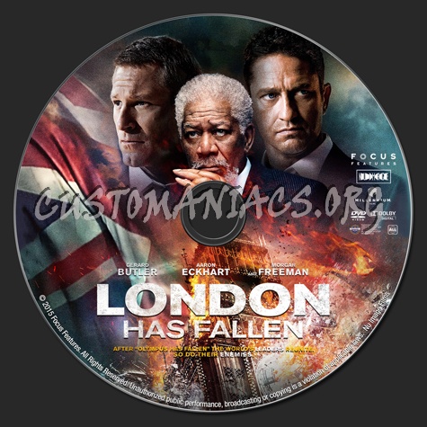 London Has Fallen dvd label