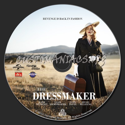 The Dressmaker blu-ray label