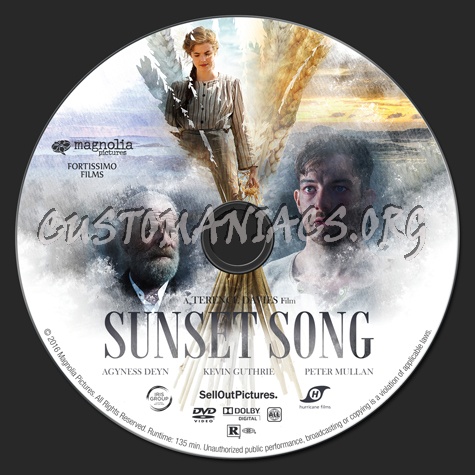 Sunset Song dvd label