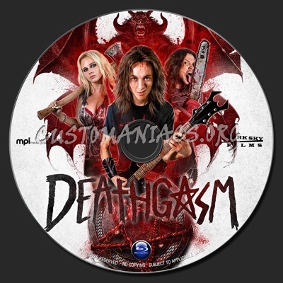 Deathgasm (2015) blu-ray label