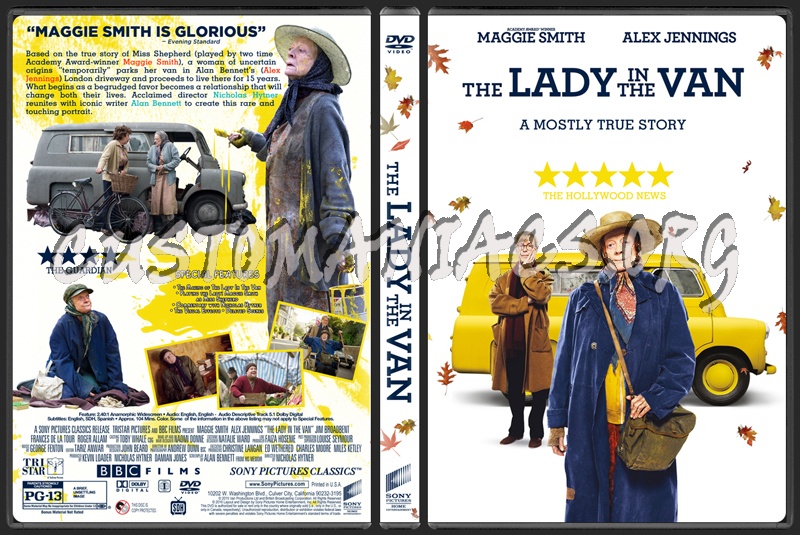 The Lady In The Van dvd cover