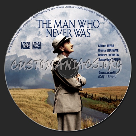 The Man Who Never Was dvd label