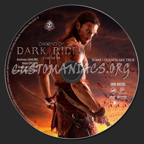 Legend of Dark Rider dvd label