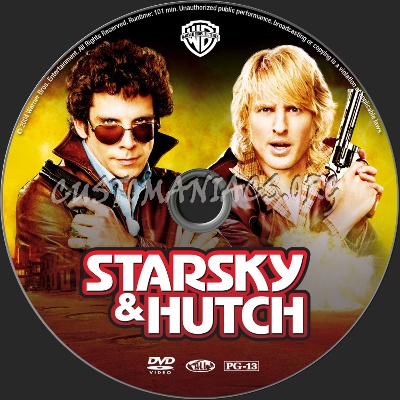 Starsky & Hutch dvd label