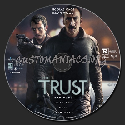 The Trust (2016) blu-ray label