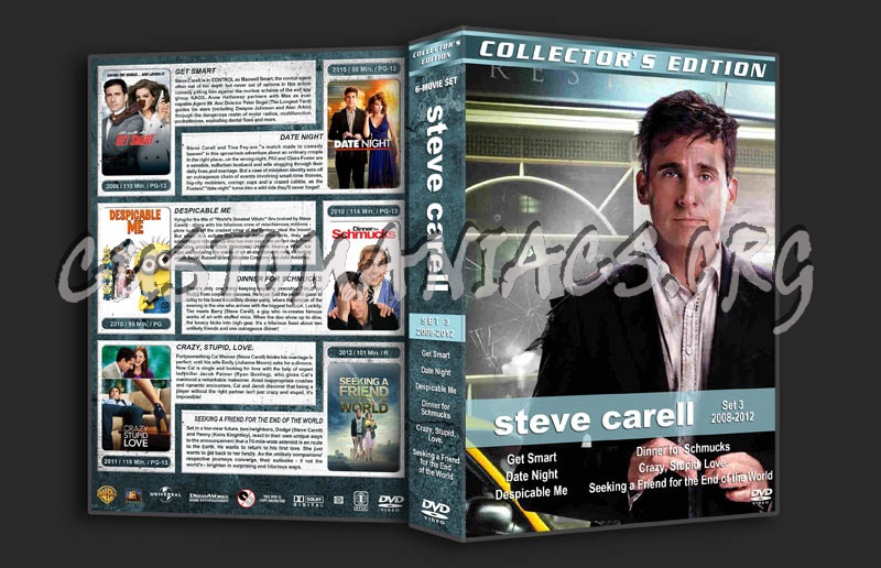 Steve Carell - Set 3 (2008-2012) dvd cover