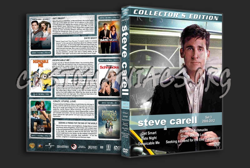 Steve Carell - Set 3 (2008-2012) dvd cover