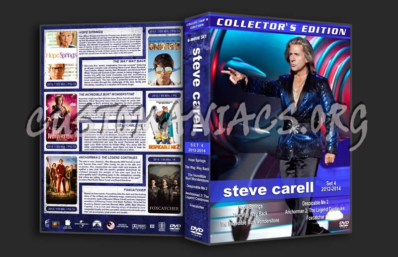 Steve Carell - Set 4 (2012-2014) dvd cover