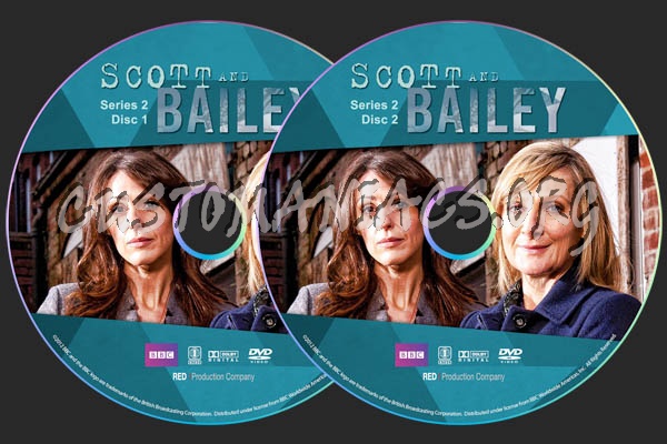 Scott and Bailey - Series 2 dvd label