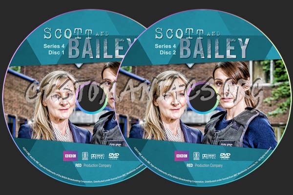 Scott and Bailey - Series 4 dvd label