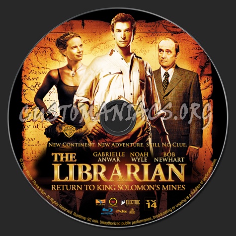 The Librarian: Return to Solomon's Mines blu-ray label