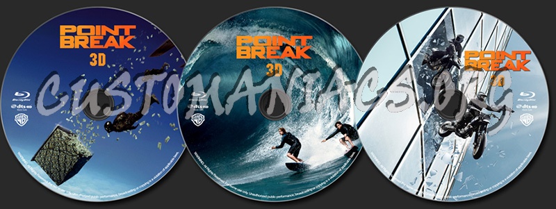 Point Break (3D) blu-ray label