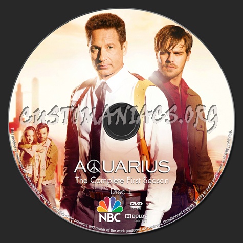 Aquarius Season One dvd label