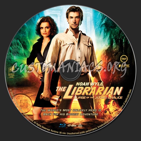 The Librarian: The Curse of the Judas Chalice blu-ray label