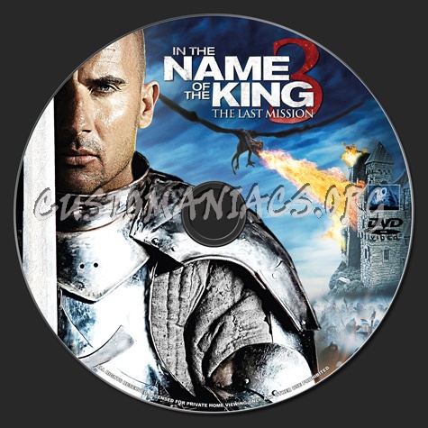 In the Name of the King 3: The Last Mission dvd label