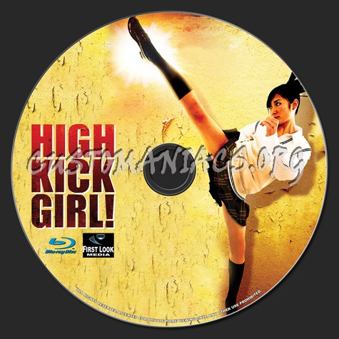 High-Kick Girl! blu-ray label