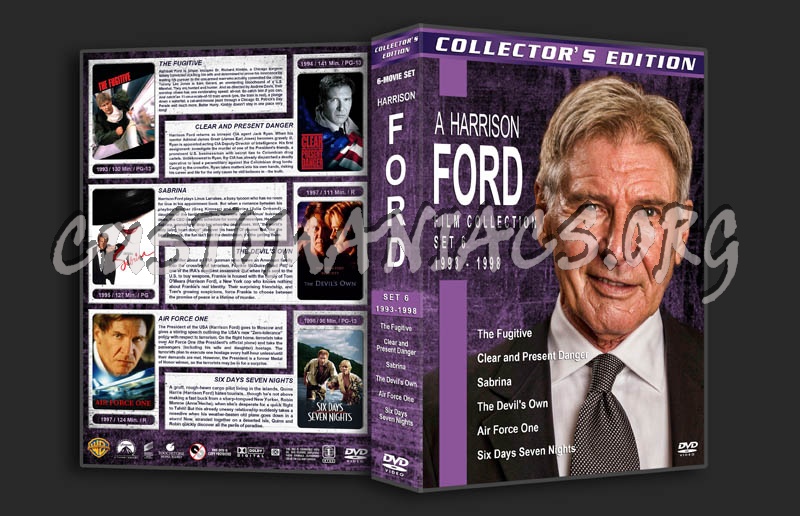 Harrison Ford Film Collection - Set 6 (1993-1998) dvd cover